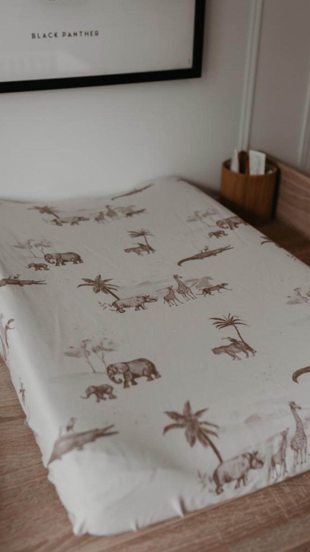 Aankleedkussenhoes safari