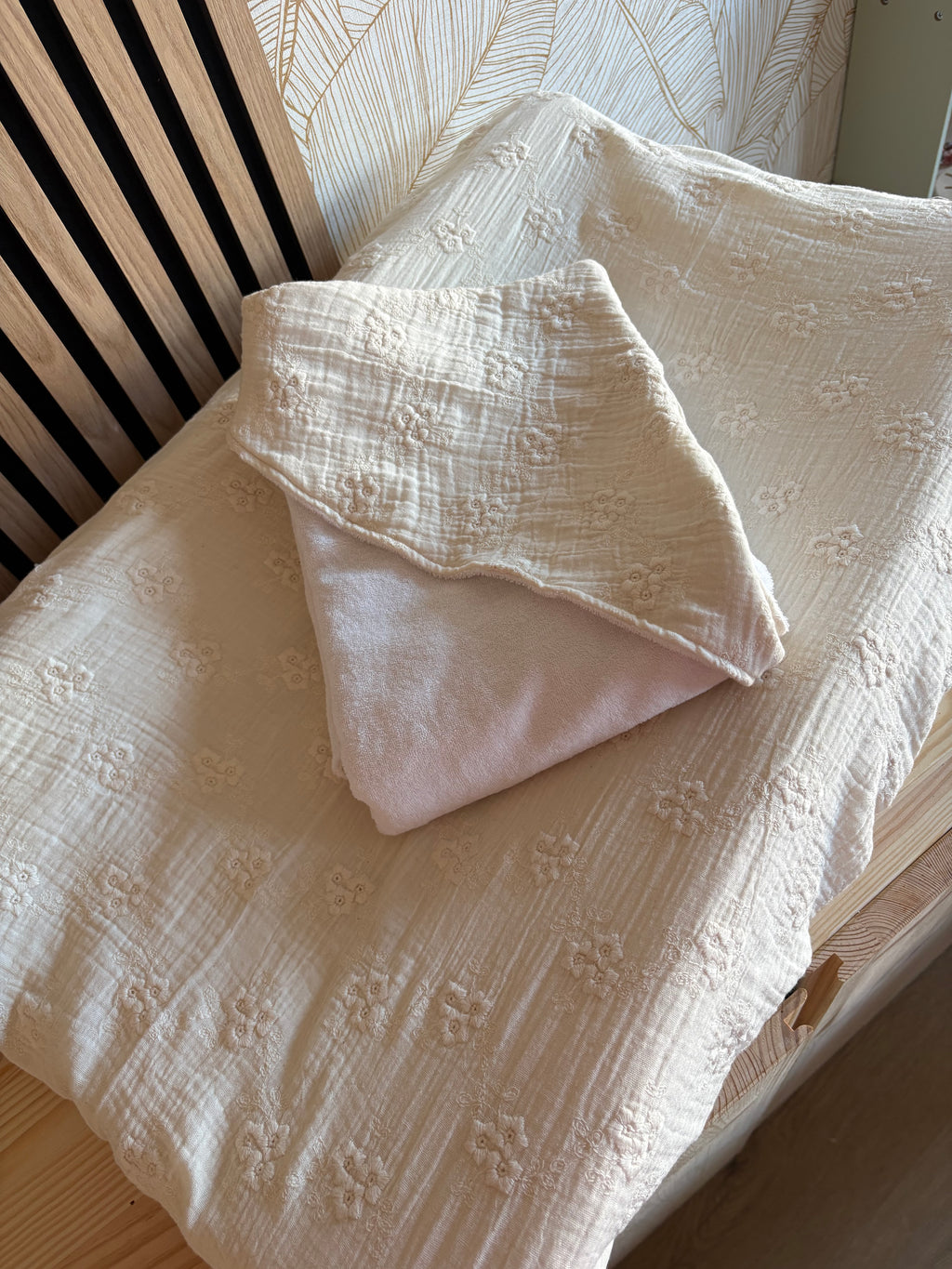 Aankleedkussenhoes Emroidery
