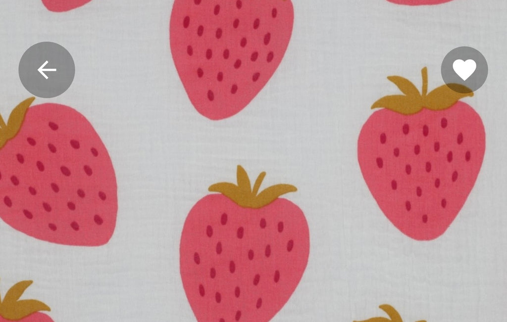 Hydrofiel doek aardbei