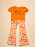 Flared oranje
