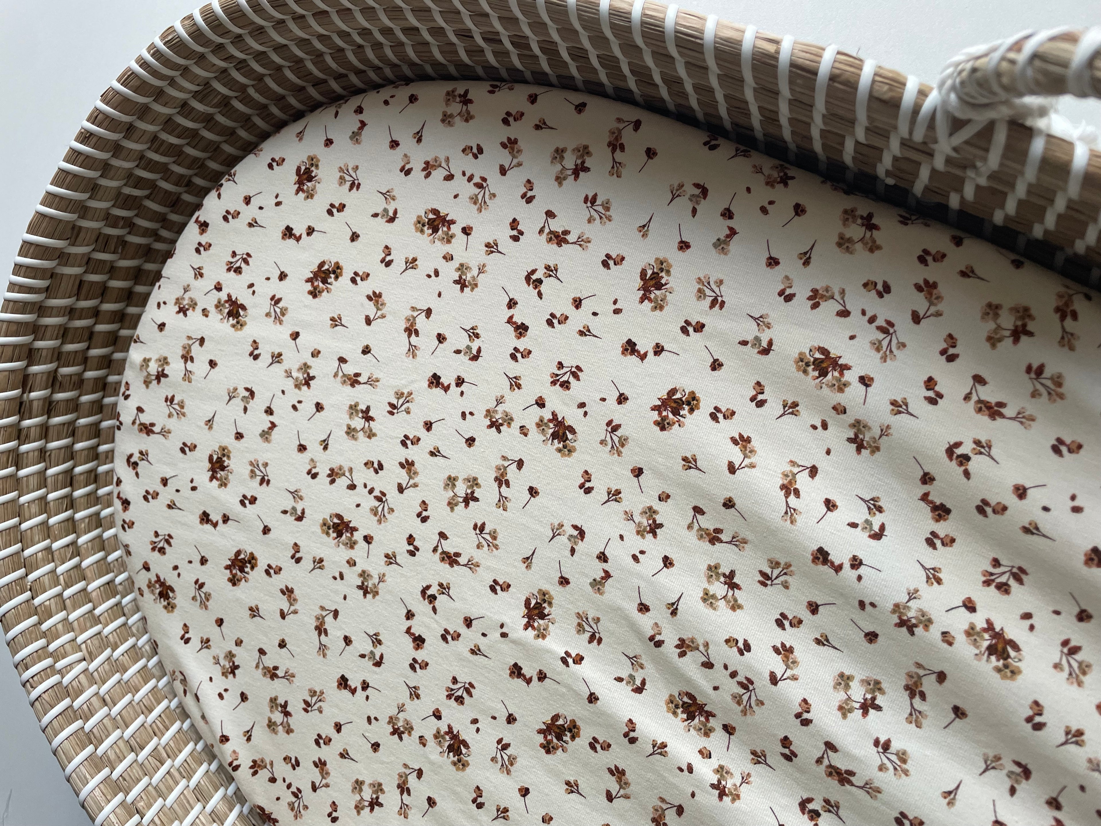 Matrashoes voor verschoonmand Old rose