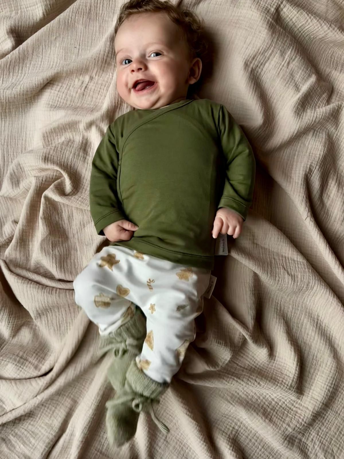 Overslagshirtje Mosgroen