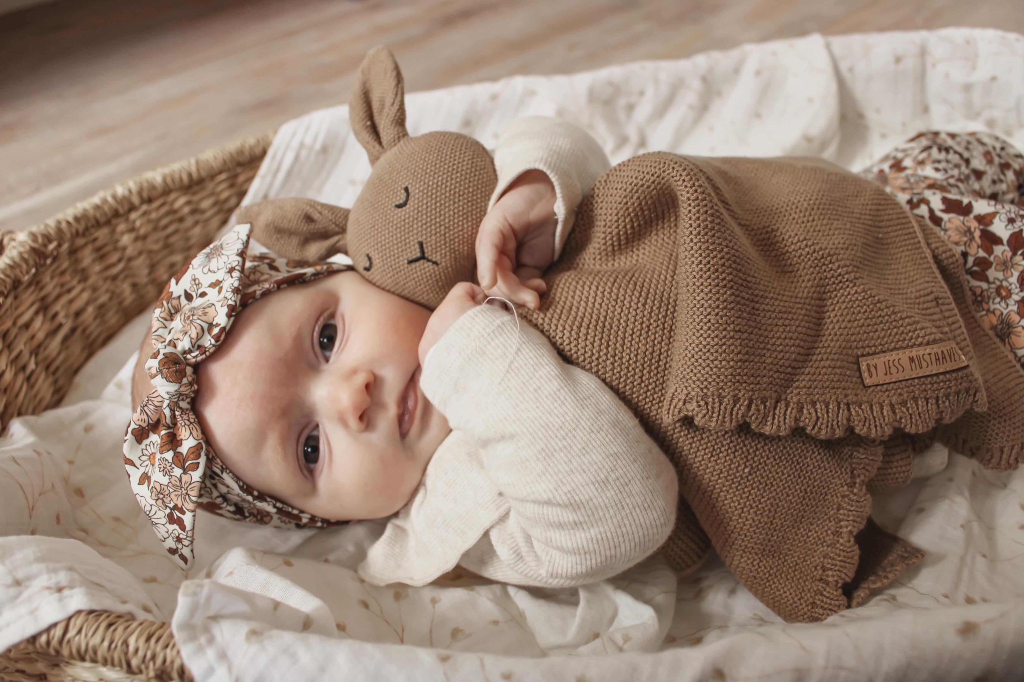 knuffeldoekje konijn brown