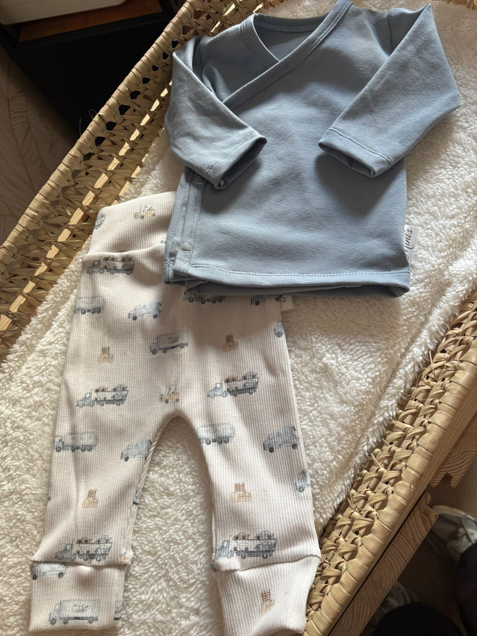 Overslagshirtje jeans blauw